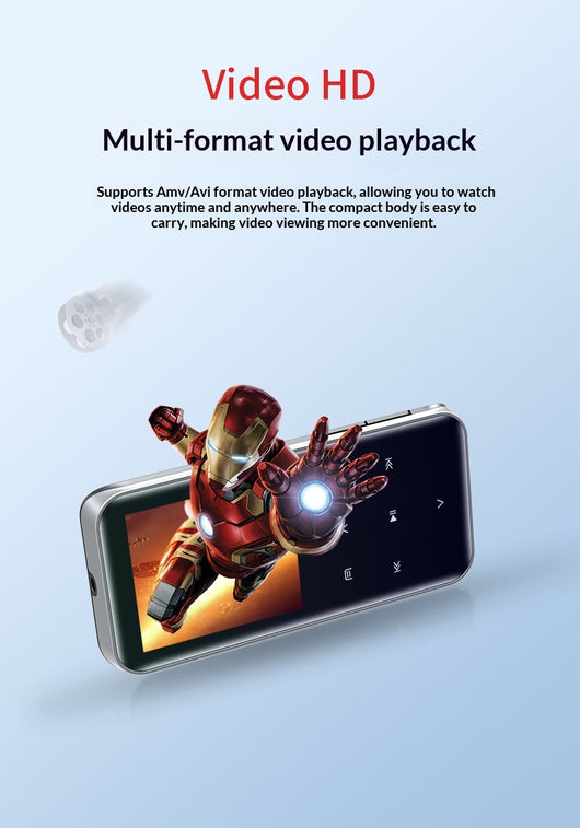 Reproductor MP4 Portátil M22 con Pantalla Táctil 1.8" y Bluetooth para Estudiantes - Image 14