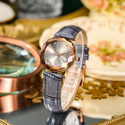 Reloj Elegante para Mujer con Dial Espejo y Correa Ajustable - Image 8