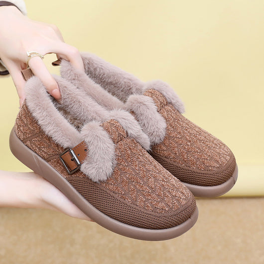 Zapatos de Algodón Aislados con Forro Polar Extra Grueso para Mujer - Image 2