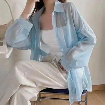 Chaqueta Larga Elegante de Manga Larga en Perla - Diseño Sofisticado y Minimalista - Image 3