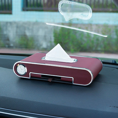 Soporte de Celular con Dispensador de Pañuelos para Auto - Image 22