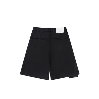 Pantalones Drapeados de Diseño Irregular - Image 3