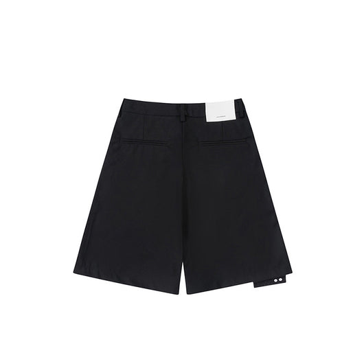 Pantalones Drapeados de Diseño Irregular - Image 3