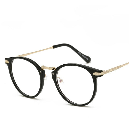 Gafas Retro Redondas Unisex TR90 - Montura Clásica Espejo Plano - Image 2