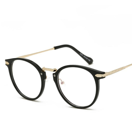 Gafas Retro Redondas Unisex TR90 - Montura Clásica Espejo Plano - Image 2