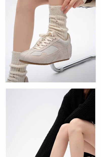 Zapatillas Retro Deportivas de Cuero con Tacón Oculto - Estilo Vintage Alemán para Mujer - Image 10