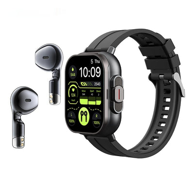 Reloj Inteligente 2 en 1 con Auriculares Bluetooth TWS y Monitor de Frecuencia Cardíaca - Image 3