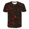 Remera 3D con Estampado Digital de Llama Ardiente