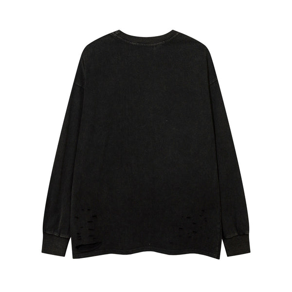 Playera Hombre Desgarrada Primavera Otoño