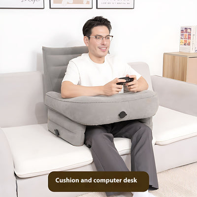 Mesa de Lectura Inflable Plegable con Almohada para Libros - Image 15