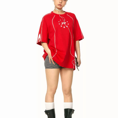 Playera Retro de Manga Corta para Mujer - Estilo Verano - Image 12
