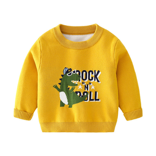 Suéter Infantil Estampado Otoño