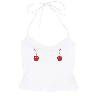 Camiseta Niña Estampado Cereza Sin Mangas Estilo Urbano - Image 21