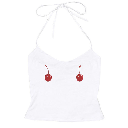 Camiseta Niña Estampado Cereza Sin Mangas Estilo Urbano - Image 21