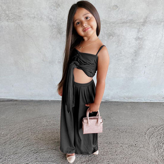 Conjunto de Dos Piezas para Niña Primavera Verano con Escote Halter - Image 20