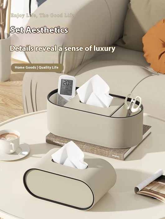 Caja de Almacenamiento en Cuero para Escritorio - Image 29