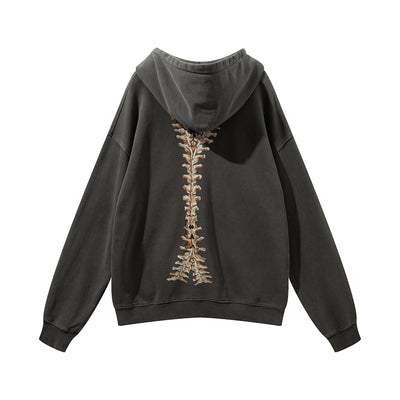 Cardigan Desgarrado Tide con Capucha - Chaqueta Sudadera Versátil - Image 10