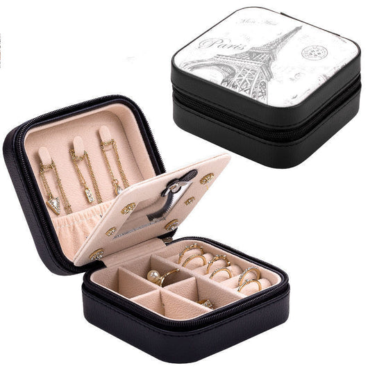 Caja de Almacenamiento Portátil con Cierre de Cremallera para Joyas - Estilo Europeo - Image 15