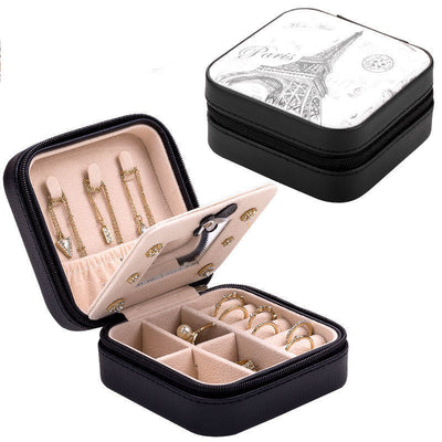 Caja de Almacenamiento Portátil con Cierre de Cremallera para Joyas - Estilo Europeo - Image 15
