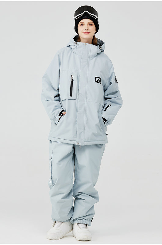 Traje de Esquí Doble Tabla para Hombre y Mujer - Abrigo Térmico Invernal - Image 23