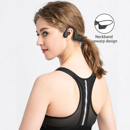 Auriculares Bluetooth de Conducción Ósea - Inalámbricos sin Inserción