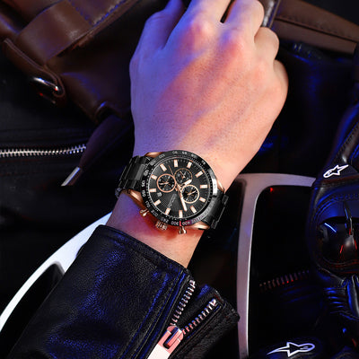 Reloj Deportivo Hombre Acero Inoxidable Resistente al Agua - Image 15