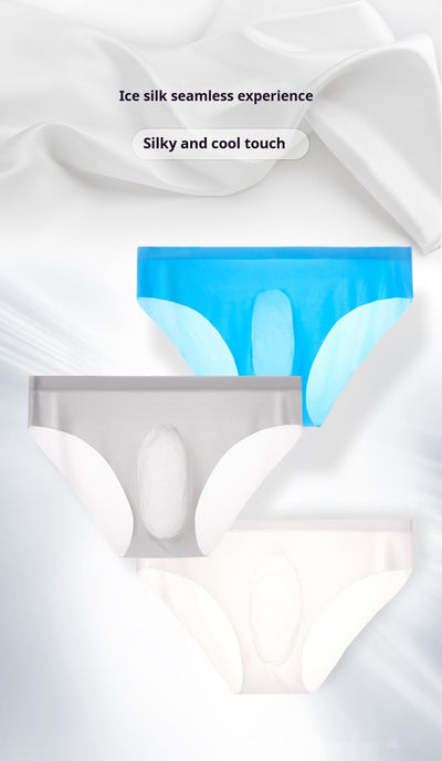 Calzoncillos Hombre Seda de Hielo Sin Costuras con Tecnología 3D - Image 13