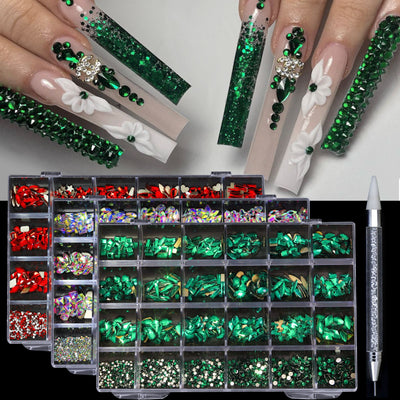 Estuche de Manicura 24 Diamantes con Joyero Integrado