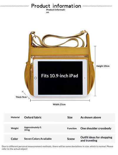 Bolso de Hombro Multicompartimento para Mujeres Activas - Image 13