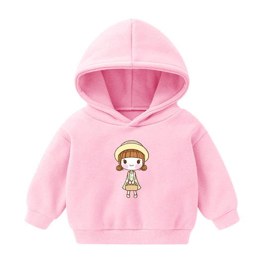 Sudadera Infantil con Capucha Forrada en Polar - Diseño Cartoon para Otoño e Invierno - Image 21