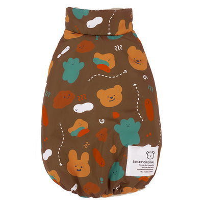 Abrigo Chaleco Reversible de Doble Cara para Mascotas - Diseño Cartoon Otoño Invierno - Image 6