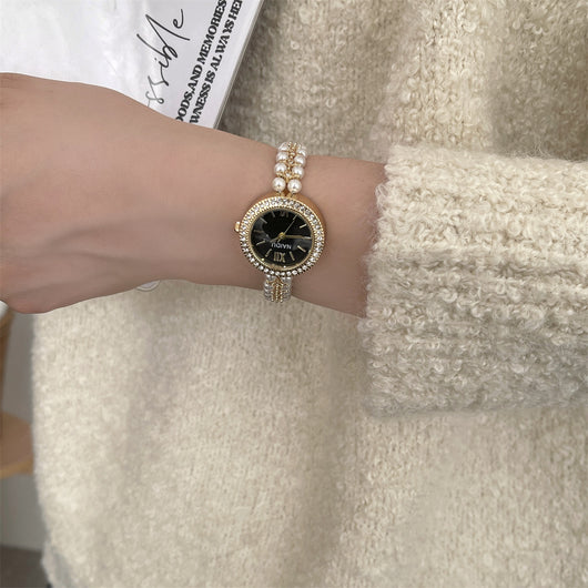 Reloj Pulsera de Perlas Estilo Clásico Elegante - Image 24