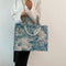 Bolsa Tote Jacquard Perla con Diseño Jardín de Monet