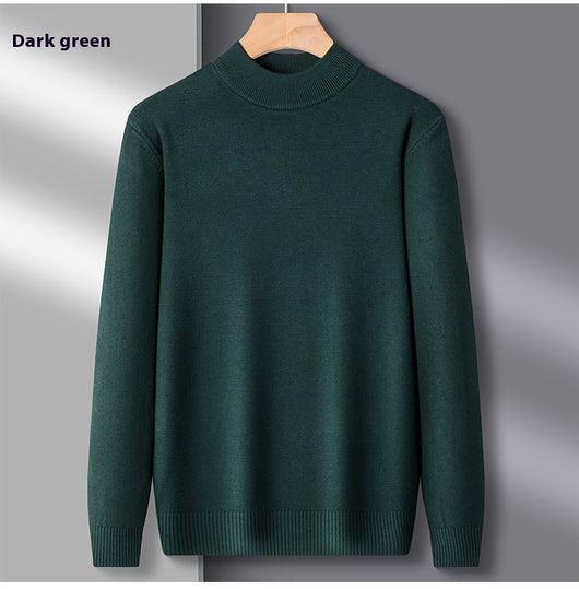 Suéter Cuello Alto Casual para Hombre - Diseño Minimalista Versátil - Image 30