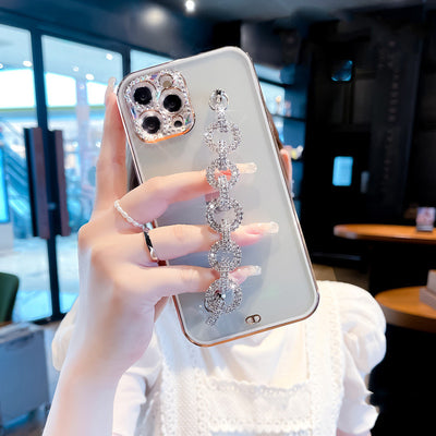 Funda para Celular con Diseño de Diamantes Brillantes Transparente - Image 17