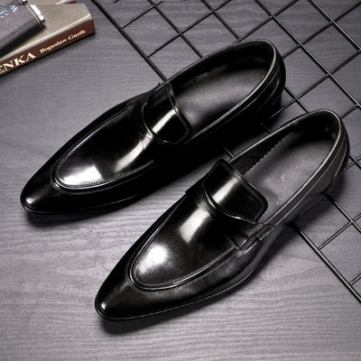 Zapatos Formales de Cuero Vacuno Británico Vintage para Negocios