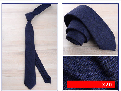 Corbata de Lana para Hombre Formal Estilo Inglaterra - Image 28