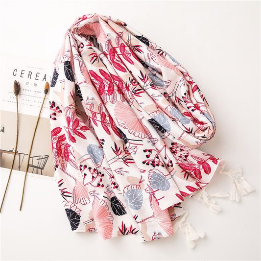 Pañuelo Floral Turístico para Mujer - Diseño Vacacional