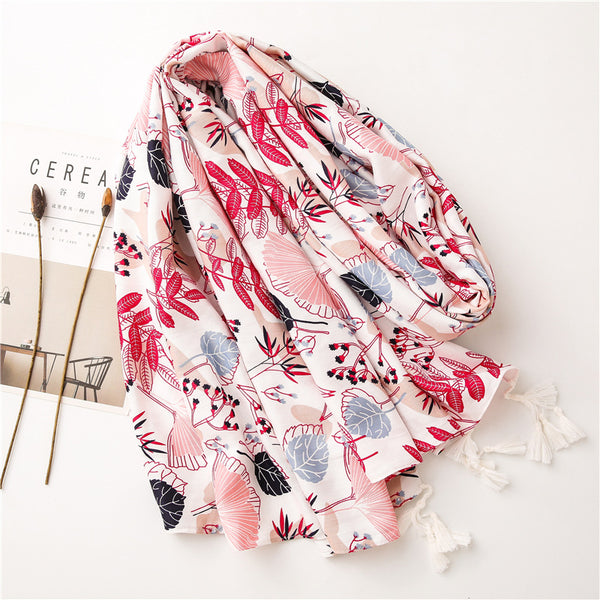Pañuelo Floral Turístico para Mujer - Diseño Vacacional