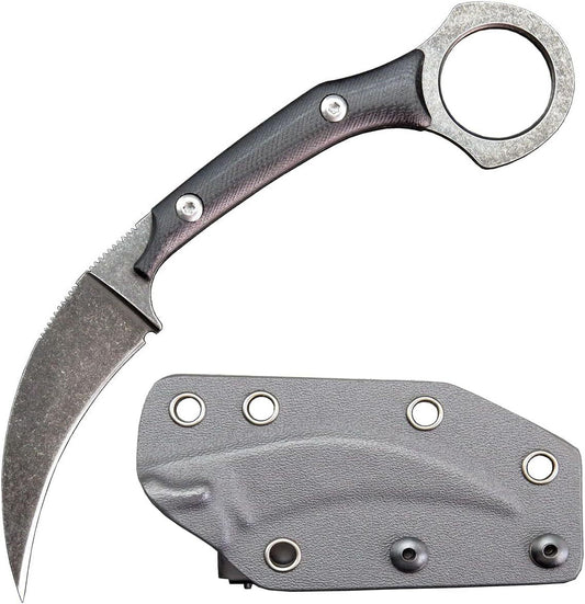 Cuchillo de Camping con Hoja Fija para Aventuras al Aire Libre