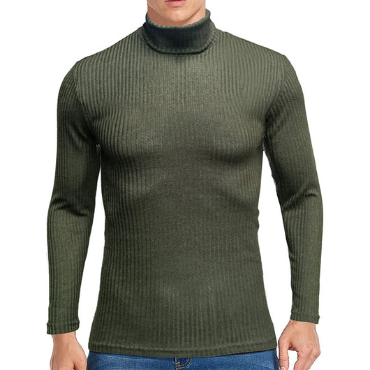 Suéter Cuello Alto Térmico de Manga Larga para Hombre - Image 9