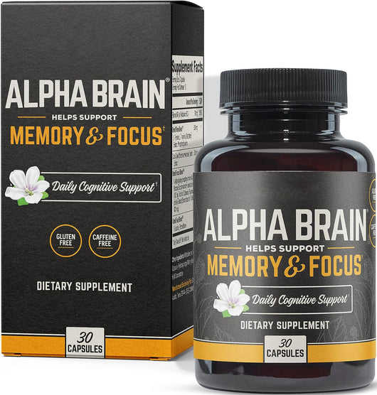 Cápsulas Potenciadoras Cognitivas Alpha Brain - Image 3