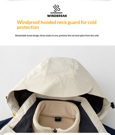 Chaqueta Impermeable Cortavientos con Forro Interior Desmontable - Image 33