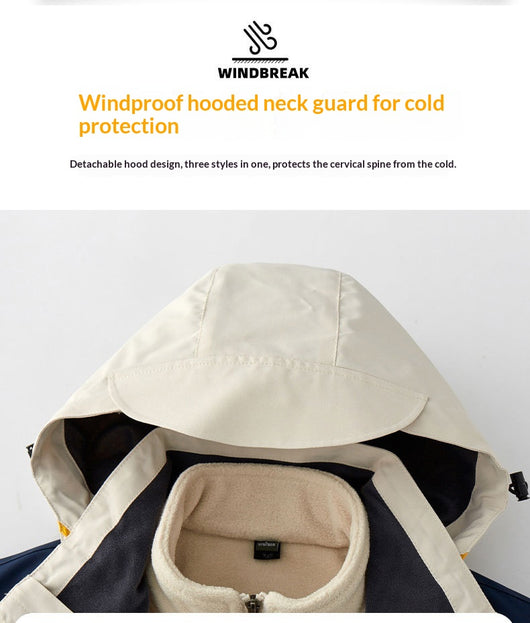 Chaqueta Impermeable Cortavientos con Forro Interior Desmontable - Image 33