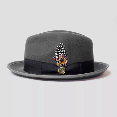 Sombrero Fieltro Tipo Bombín con Lazo de Cinta - Image 11