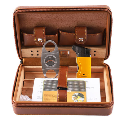 Humidificador de Viaje Premium en Cuero - Estuche Portátil para Puros - Image 11