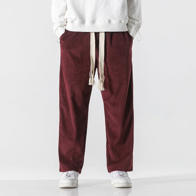 Pantalones de Pana para Hombre con Cordón Trenzado - Image 9