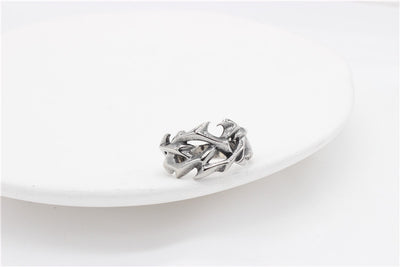 Anillo de Acero Titanio para Hombre con Diseño Dragón Totem - Image 11