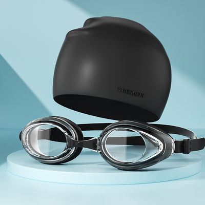 Gafas de Natación HD Anti-Empaño con Gorro - Marco Grande Impermeable - Image 12