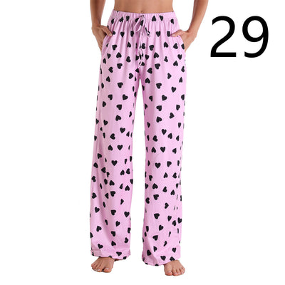 Pantalones Deportivos Casuales con Cintura Elástica y Bolsillos para Mujer - Image 25